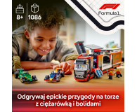 LEGO Ciy 60445 Ciężarówka z bolidami RB20 i AMR24 F1 - 1298087 - zdjęcie 4